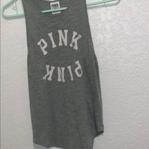 green pink tank
